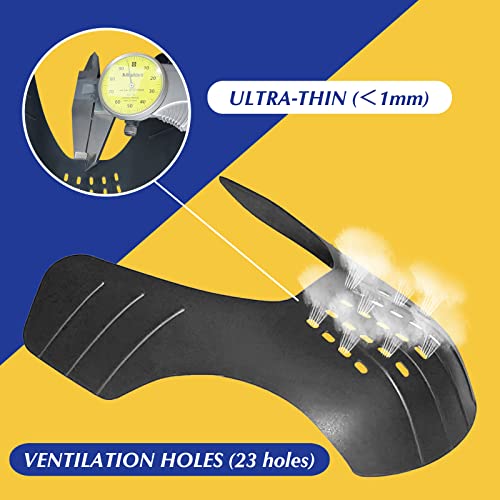 Anticrease Shoe Crease Protector, 4 Pairs Anti Crease Sneaker Insert Guard For Jordans Air Force 1 Dunks And More - Men Women Youths Kids Size L 8.5-14 (Black+White) #TOP5