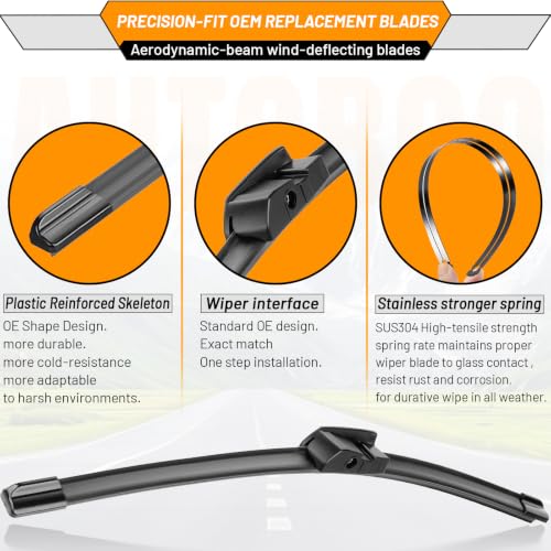 Image of OEM Windshield Wiper Blade Replacement for BMW 5 7 Series 2010-2016