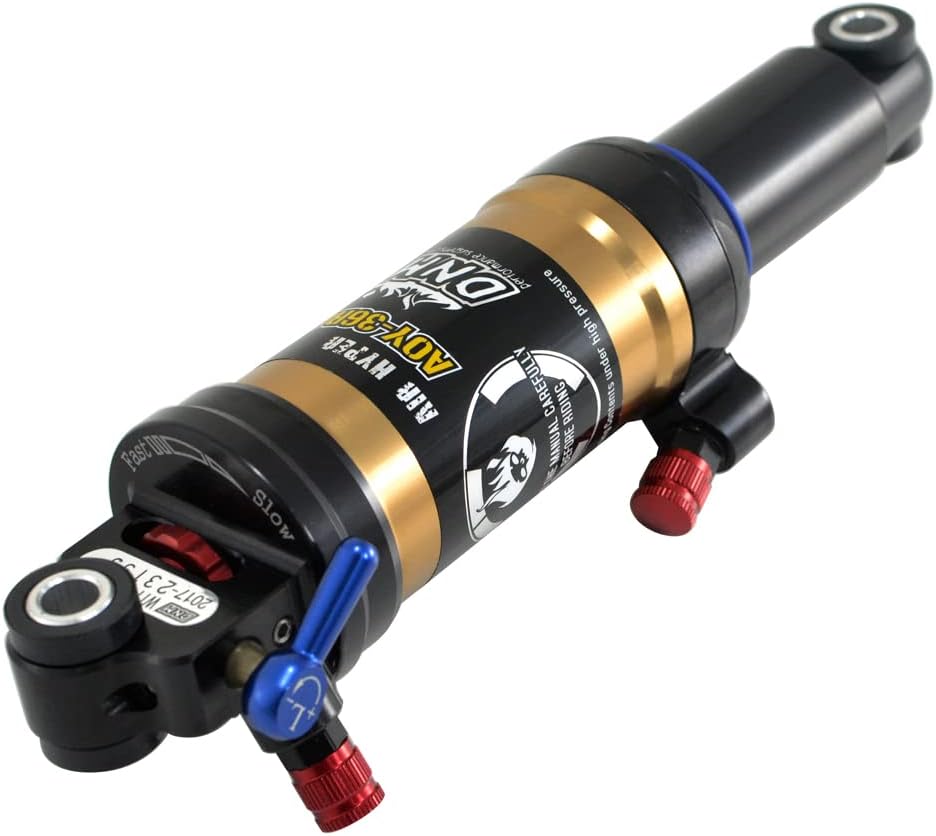 DNM AOY-36RC 190x50mm MTB Air Rear Shock with Lockout, Gold, ST1476