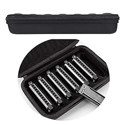 Foliner Étui de Rangement Harmonicas Fermeture à glissière PU Boîte de Transport Tenir Portable Housse de Transport Sac… - Les Beatles, Paul McCartney, John Lennon, RIngo Starr, George Harrison Foliner Étui de Rangement Harmonicas Fermeture à glissière PU Boîte de Transport Tenir Portable Housse de Transport Sac… – Image 7