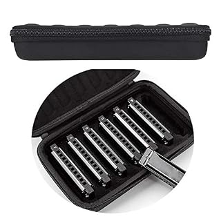 Foliner Étui de Rangement Harmonicas Fermeture à glissière PU Boîte de Transport Tenir Portable Housse de Transport Sac… - Les Beatles, Paul McCartney, John Lennon, RIngo Starr, George Harrison Foliner Étui de Rangement Harmonicas Fermeture à glissière PU Boîte de Transport Tenir Portable Housse de Transport Sac… – Image 7