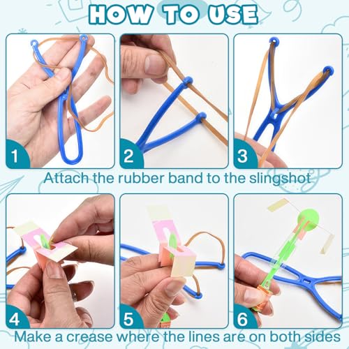 ZZXLOPEZ 20 Stück LED Leuchtspielzeug Partyartikel, Fliegendes Spielzeug Party Set, LED licht Nacht Hubschrauber - Mitbringsel Kindergeburtstag, Schleuderspielzeug, Goodie Bag Stuffers