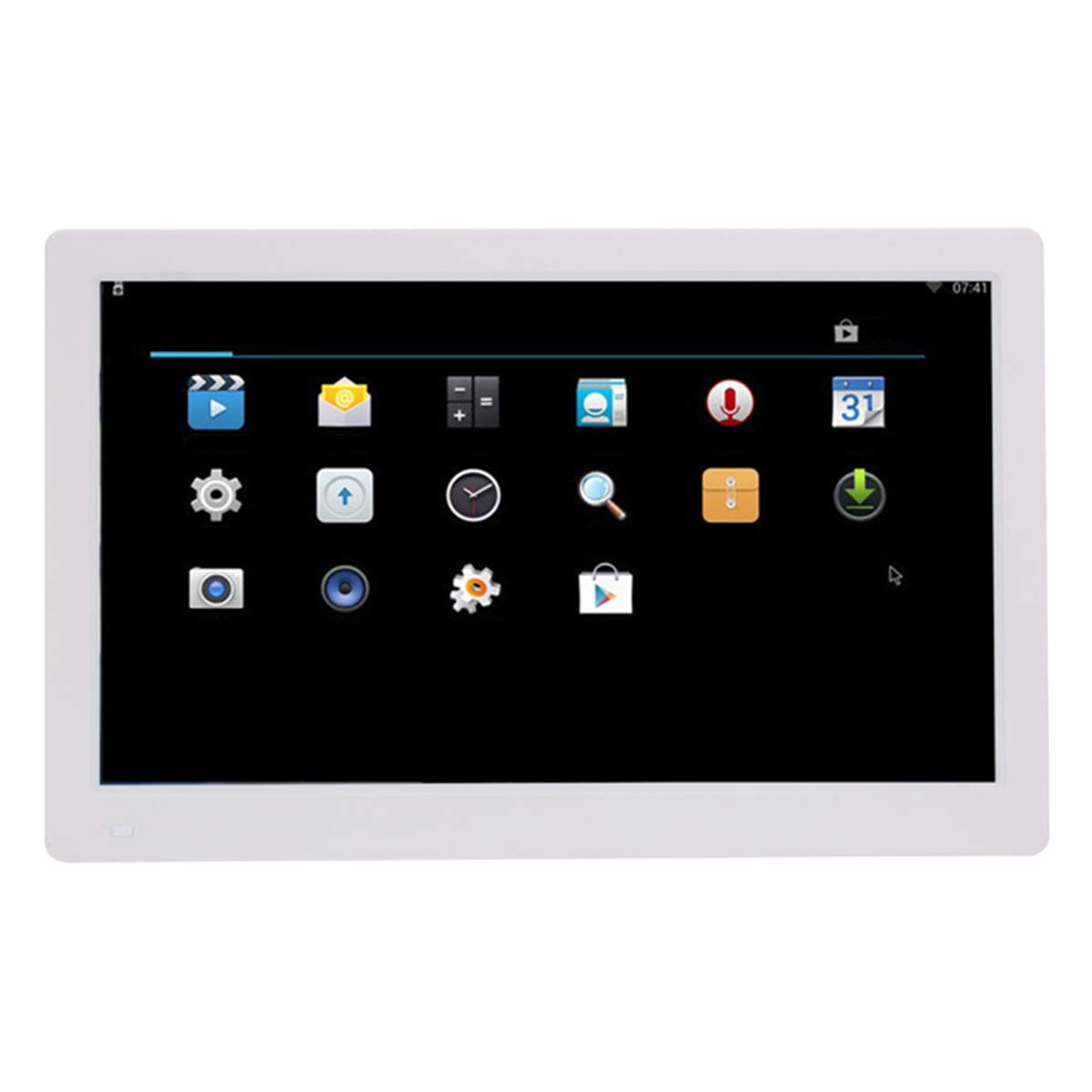 15,6-calowy odtwarzacz reklamowy HD z ekranem IPS, z systemem Android, obsługuje Bluetooth, WIFI, można zamontować na ścianie (biały, czarny)