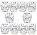 10 Pack Chinese Paper Lanterns to Release Memorial [an Unforgettable Memory] Paper Lanterns Decorations for Festival Blessings,Memorial,Funeral
