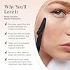 Kitsch Dermaplane Razor for Women Face Face Razors for Women & Men, Eye Brow Razors & Face Shaver Exfoliating Facial Razor & Dermaplaner as Skin Care Tool for Smoother Skin - Black, 6 pcs
