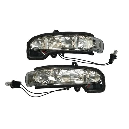 bcumst Clignotant Rétroviseur Côté Clignotant Pour Benz Classe C/E W211 S211 W463 A2038201321 2038201421 Indicateur LED Rétroviseur Latéral