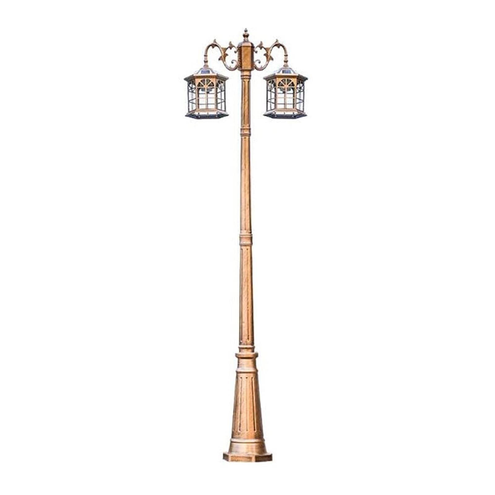 Lampadaire solaire style victorien européen haut de gamme colonne GL 220cm
