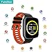 Willful Smartwatch con Pulsómetro,Impermeable IP68 Reloj Inteligente con Cronómetro, Monitor de sueño,Podómetro,Calendario,Control...