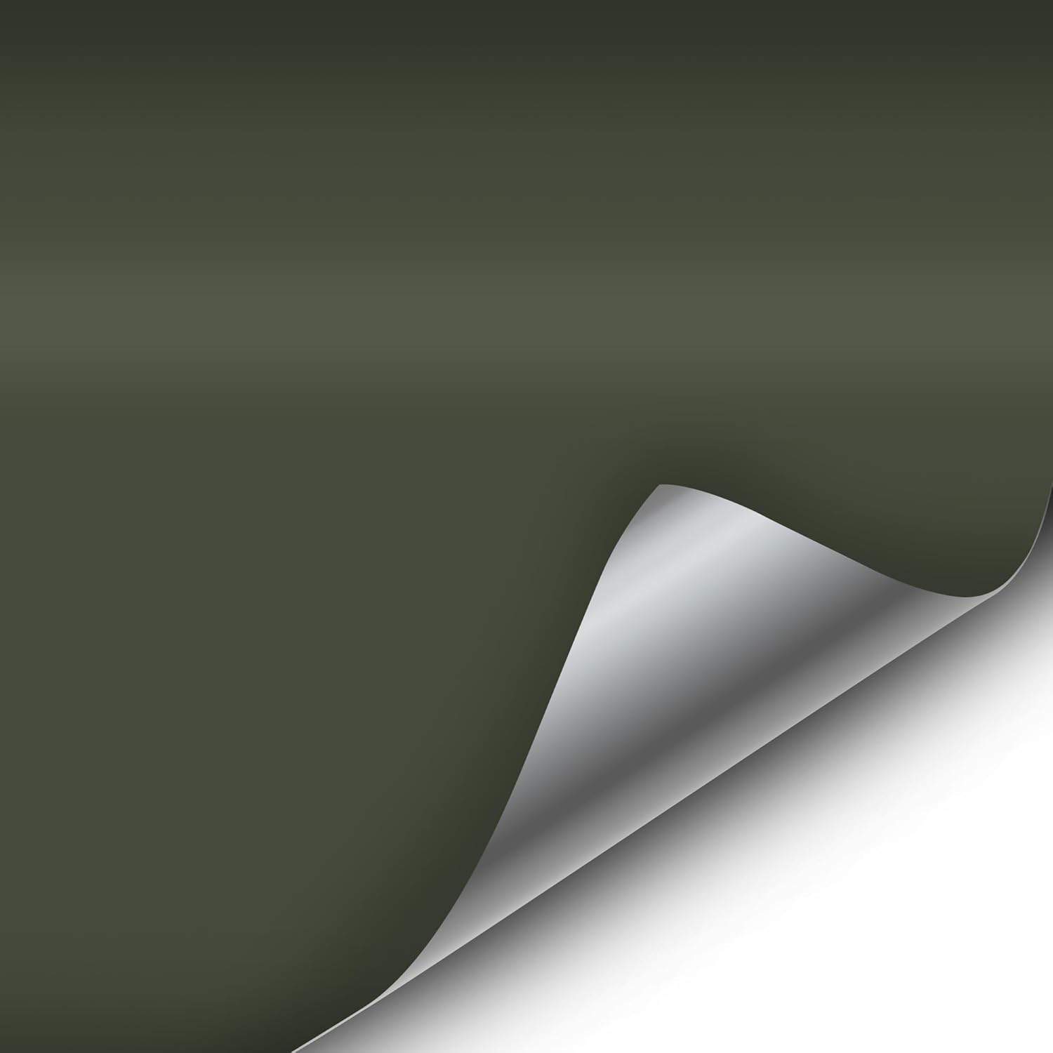 VViViD Matte Military Khaki Green Vinyl Wrap Roll with Air Release Technology 1ft x 5ft
