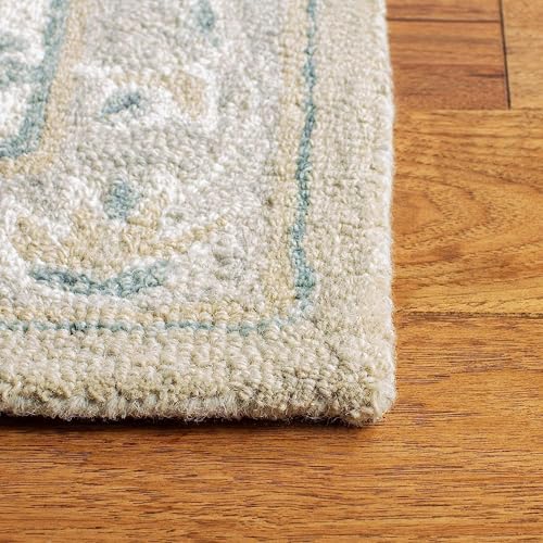 Image of 9x12 Ft Woolen Floor Rug - Oversized Hand-Tufted Wool Carpet for Elegant Home Interiors
