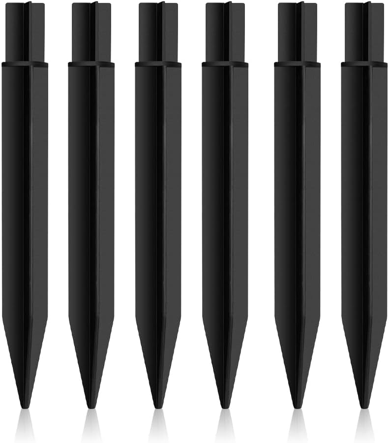 30Pcs 21cm Plastic Ground Spikes Light Spike Stakes, ABS Spikes Stake