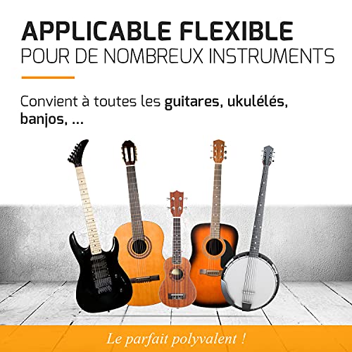 Lot de 2 supports muraux pour guitare + école de guitare – support guitare mural pour guitare western acoustique… - Les Beatles, Paul McCartney, John Lennon, RIngo Starr, George Harrison Lot de 2 supports muraux pour guitare + école de guitare – support guitare mural pour guitare western acoustique… – Image 5