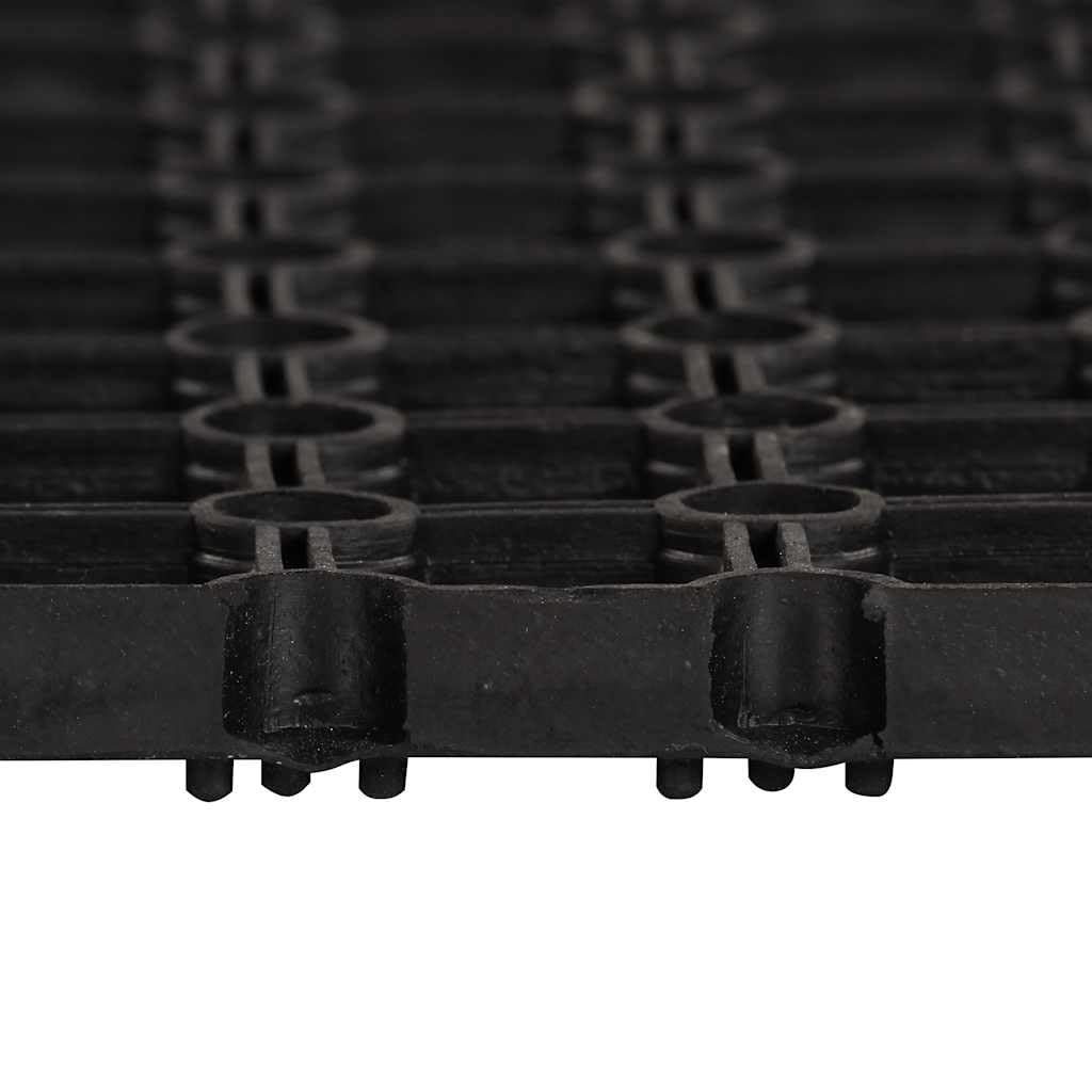 Ringgummimatte 22 mm 80x120 cm 100% Gummi Terrasse rutschfest Leicht zu Reinigen