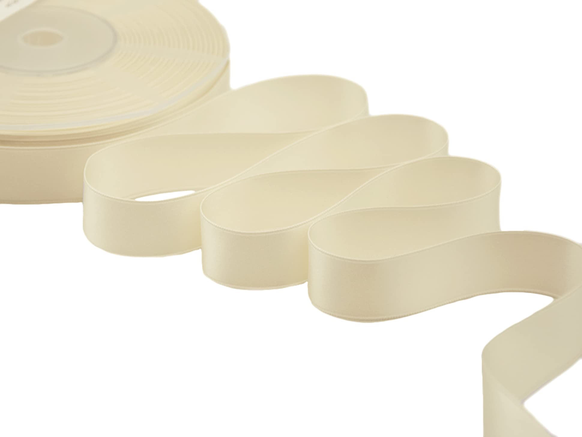 Furlanis Ribbon, Ivory (RAL 1013), 25 mm x 25 m