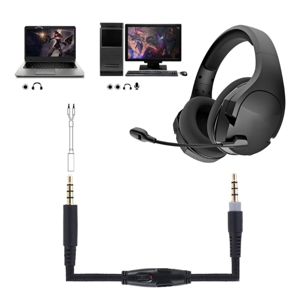 Rozszerz kabel zastępczy Sound Aux do przedłużacza zestawów słuchawkowych w chmurze