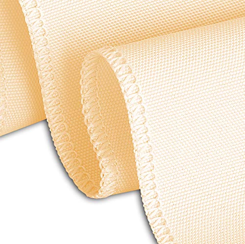 Linentablecloth Round Polyester Tablecloth, 90-Inch, Cantaloupe #TOP4