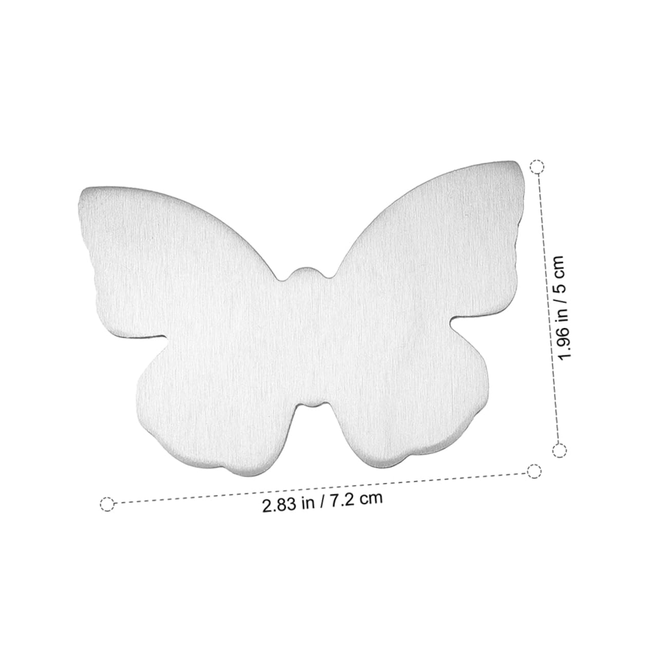 Amosfun Fermatovaglia Magnetici 6 Pezzi in Acciaio Inossidabile Argento a Forma di Farfalla per Decorazione e Fissaggio Tovaglia per Feste e Matrimoni