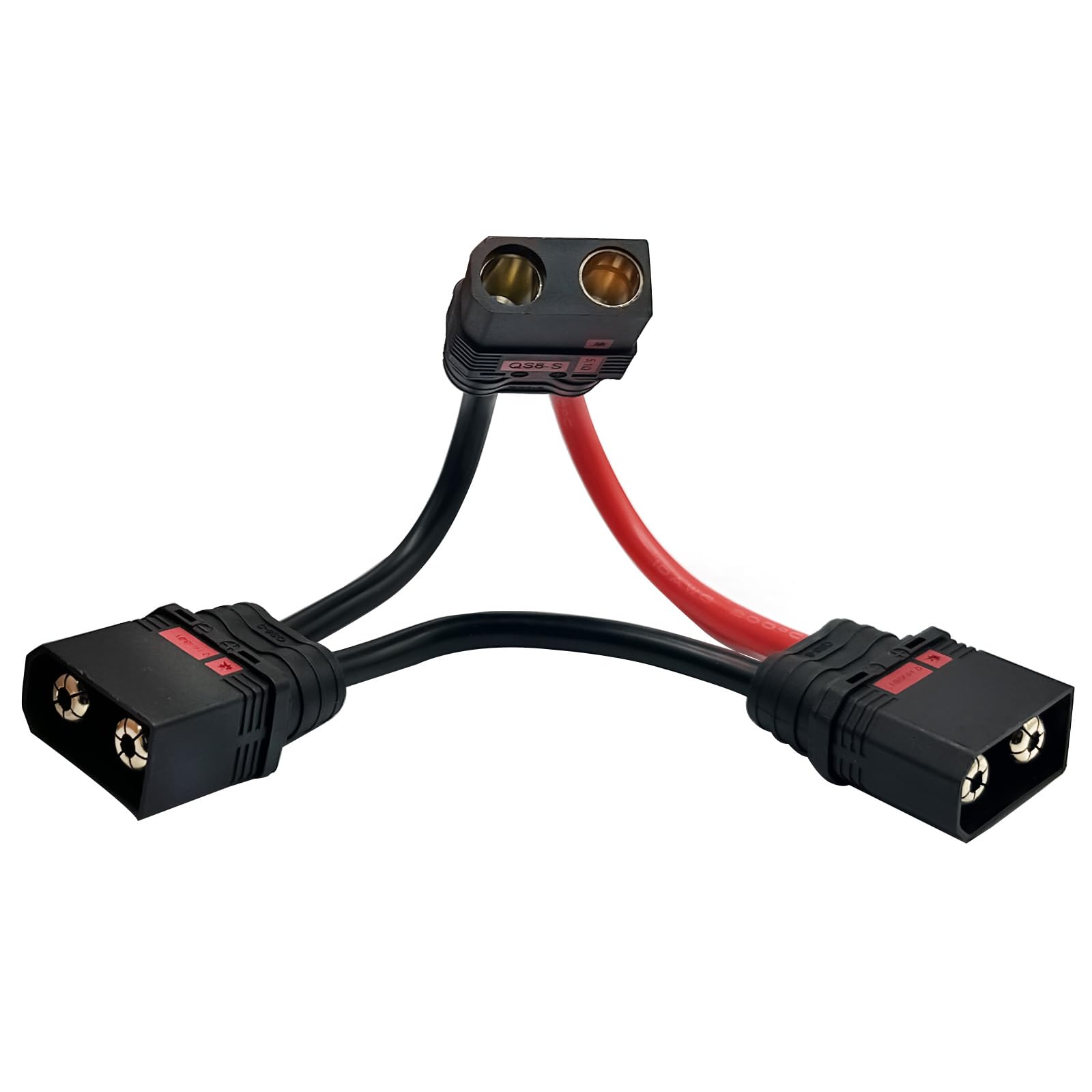 Connecteur série QS8 10AWG QS8-S Antispark Câble adaptateur de batterie pour batterie FPV Lipo