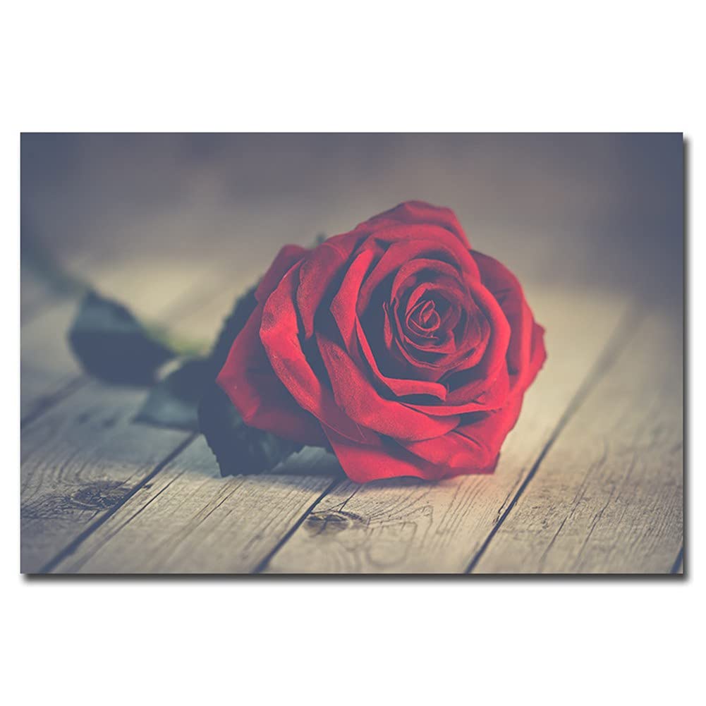 Diamant Arts Craft de prestige : kit mosaïque 5D fleur rose rouge géante 80x220