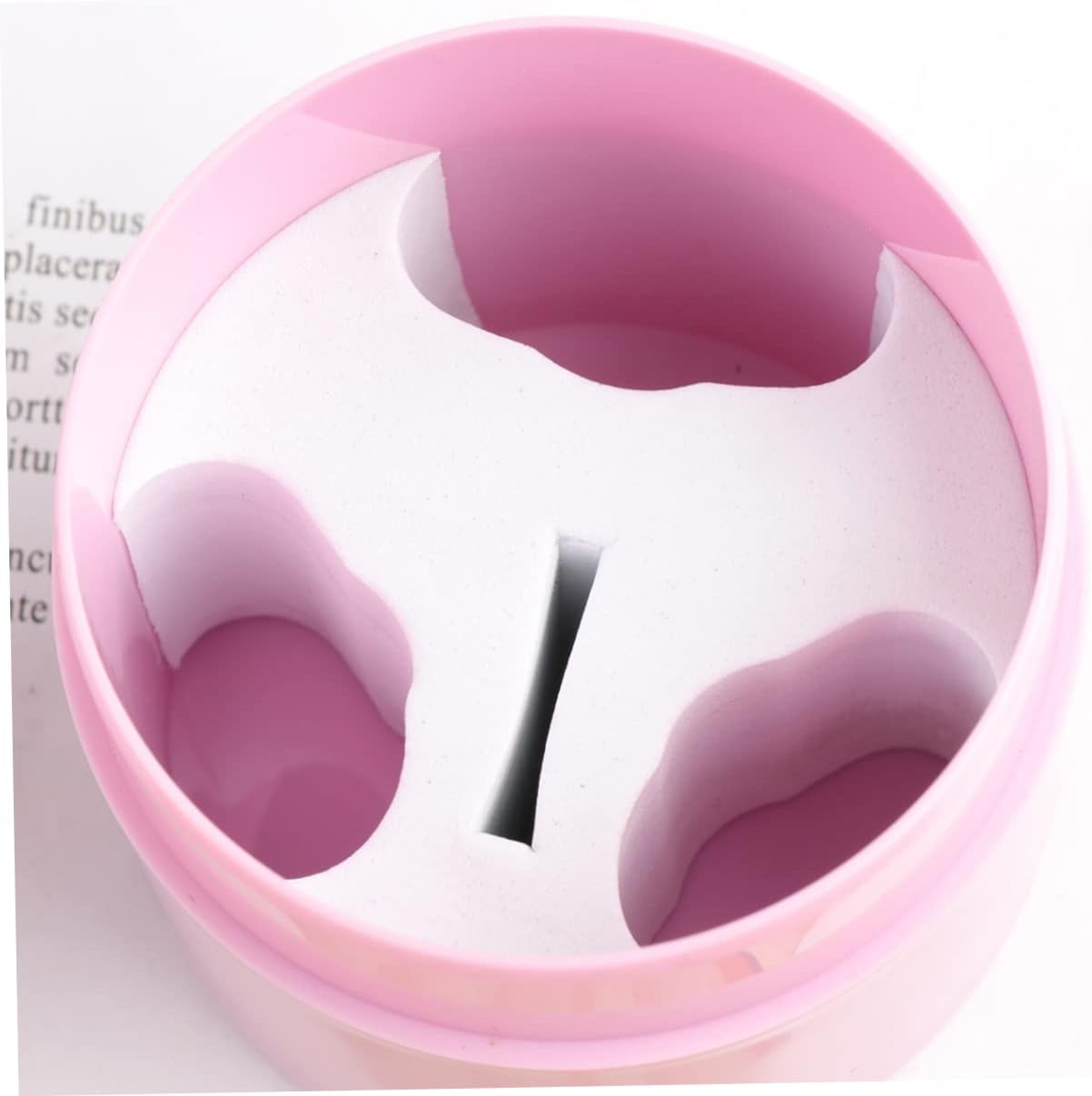 WOONEKY 3pcs Storage Jar Sealed Container for Eyelash Extension and Lightweight Capacity for Adhesives for Travel and Home Use