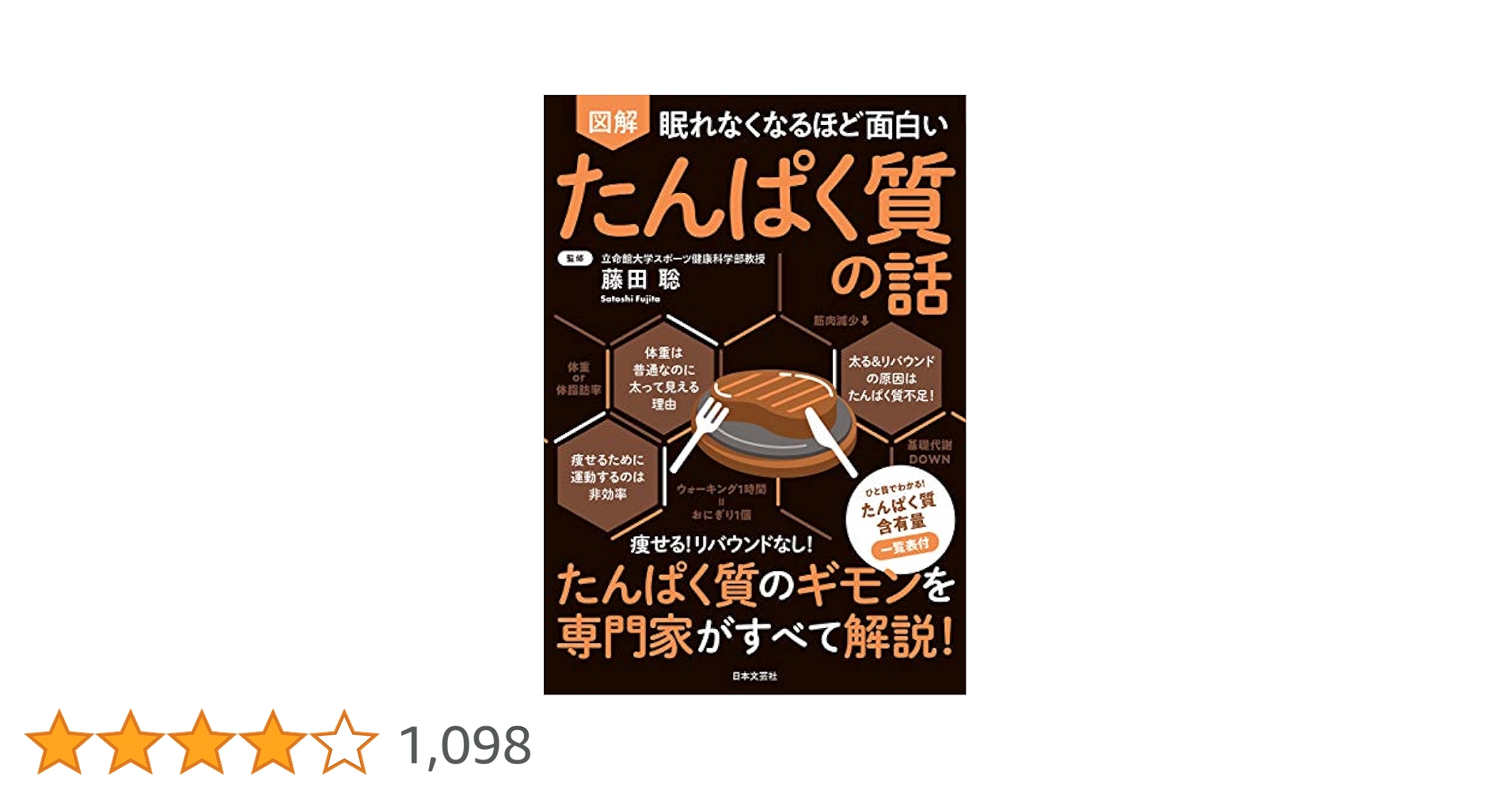Amazon.co.jp: 眠れなくなるほど面白い 図解 たんぱく質の話