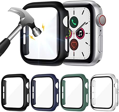 ZEBRE Case Compatible with Apple Watch Screen Protector 40mm