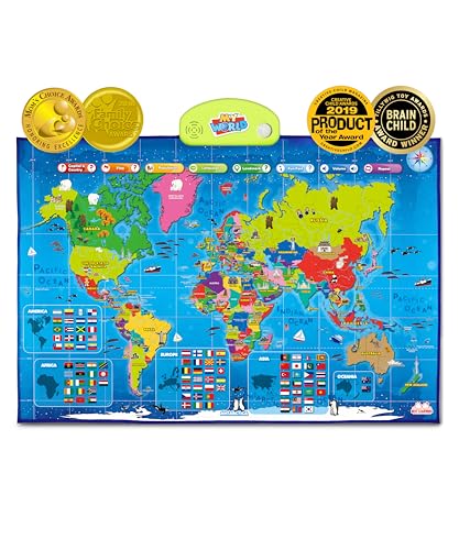 BEST LEARNING i-Poster My World – Interactive Talking World Map