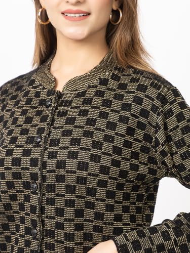 Image of TWENTY ME Winter Wear Casual Wear Acrylic Blend Button Closure and with Front Pockets Cardigans for Women's