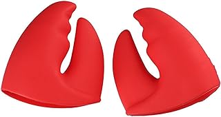 Silicone Oven Mitts, Lobster Claws Heat Proof Pot Holders Oven Gloves Pinch Mitts for Baking Barbecue Grilling Pizza