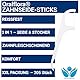 205x Zahnseide-Sticks – Dental Floss Picks – Oralflora – Zahnzwischenraum-Reinigung für Zahnpflege & gesundes Zahnfleisch & Backenzähne – 2in1 mit Zahnstocher am Griff