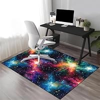 Gaming Bürostuhl Unterlage für Hartböden, Bodenschutzmatte Bürostuhl Teppich, Computerstuhl Teppiche, Schreibtischstuhl Unterlage, Schutzmatte für Laminat, Stuhlmatte für Home Office 80 x 100 cm – Ansicht 2