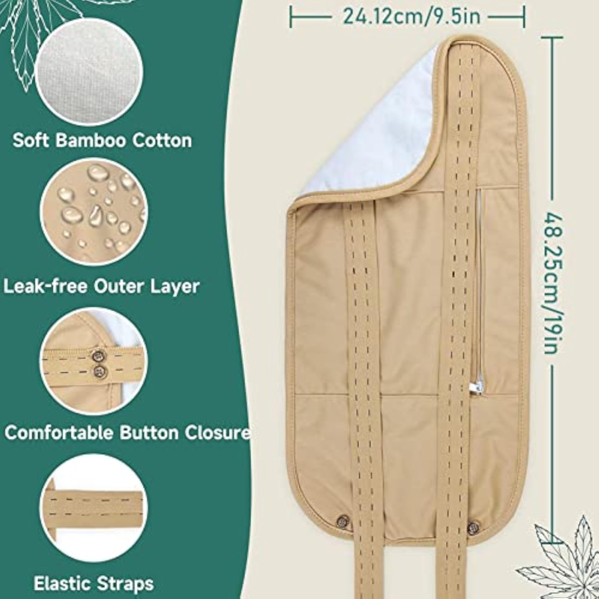 Castor Oil Pack - Cotton Wrap Pack for Self Conditioning
