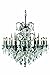 Elegant Lighting 9716D35DB/SS Athena Collection 16-Light Hanging Fixture with Swarovski Spectra Crystals, Dark Bronze Finish