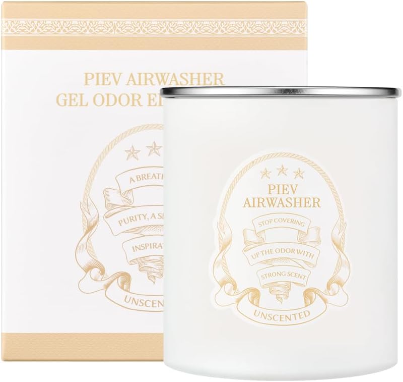 Piev Air Freshener 250g, Long-Lasting Odor Neutralizer, Pet-Friendly, Korea-Made Home Freshener (Unscented)