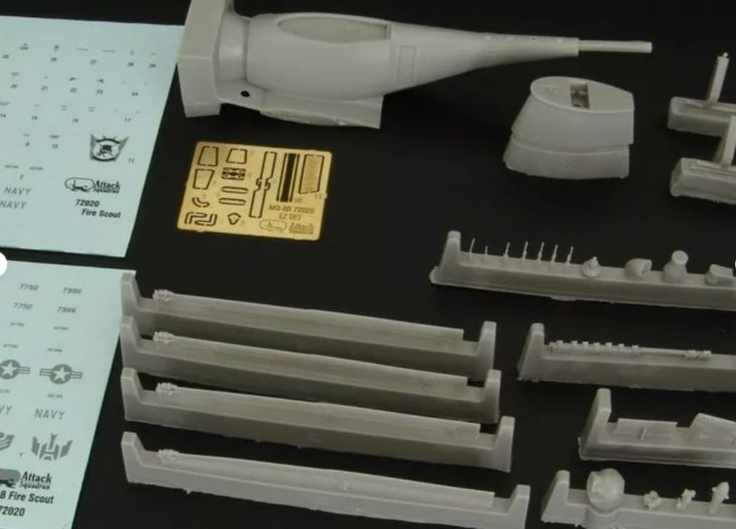 Brengun BRS72009 1/72 MQ-8B Fire Scout Resin kit of unmanned Helicopter