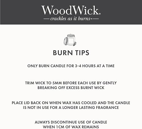 Vista 73 de WoodWick Hinoki Dahlia - Vela mediana en frasco, con forma de reloj de arena, cera de mezcla de soja prémium, mecha de madera Pluswick Innovation