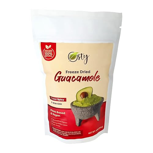 Osty Guacamole liofilizado (picante)