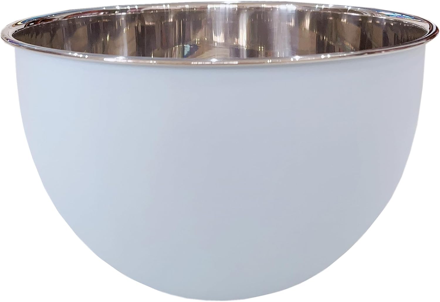 KAITAK Deep Professional Stainless Steel Mixing Bowl Salad Bowl For Serving Mixing Cooking Baking - Cream Blue (7.1" Diameter, 1.8-Quart)