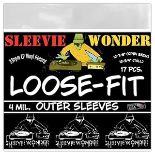 17 LP Outer Sleeves – Loose Fit 4mil Polyethylene – Thick Strong Plastic for Current 2LP Gatefold 33rpm Vinyl Record Albums (+1 Free Dj Sticker) - Les Beatles, Paul McCartney, John Lennon, RIngo Starr, George Harrison