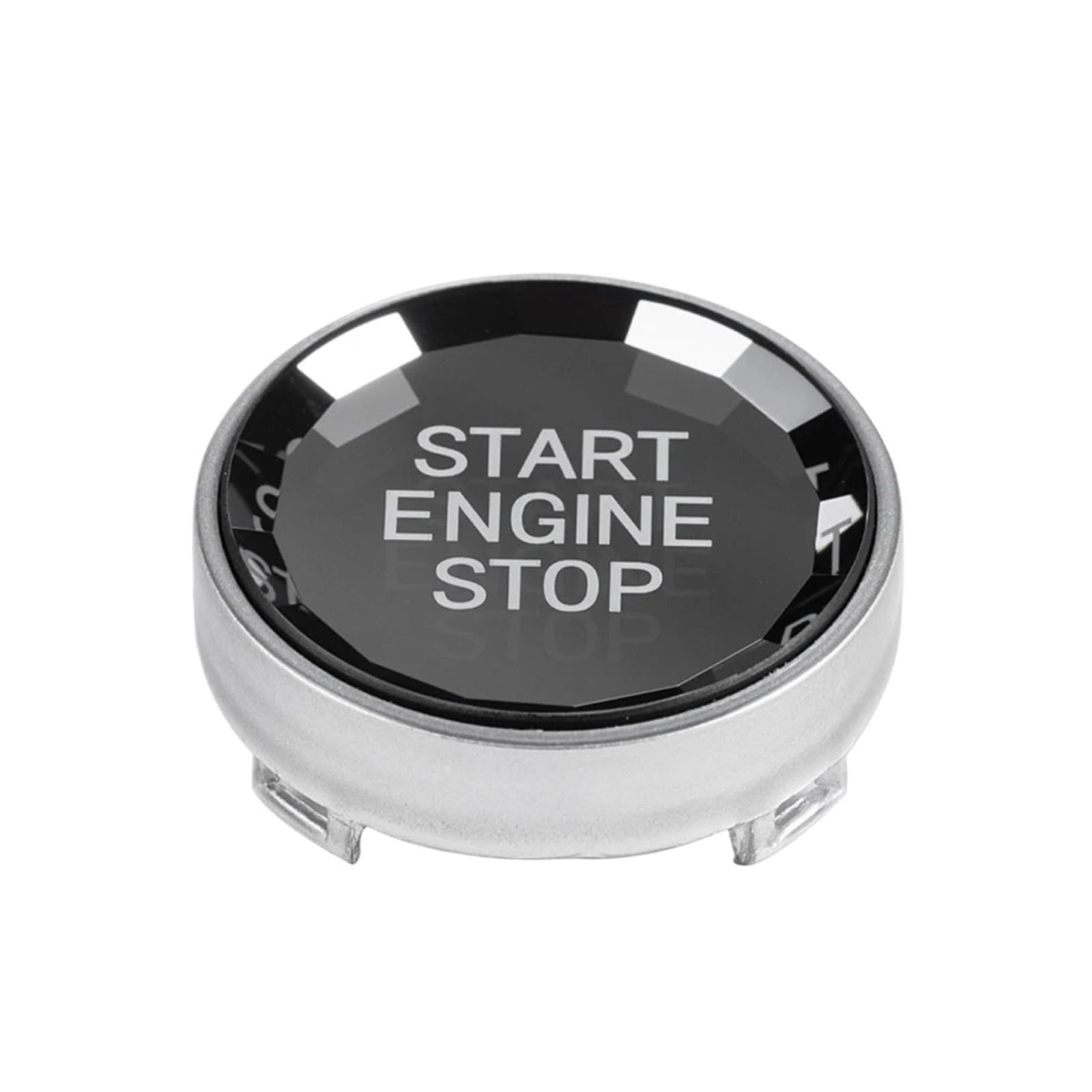 Bouton de démarrage BMW en argent pour modèles X1 E84 E87 E90 E60 - 4