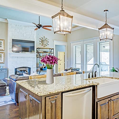 Mandy's 20Pcs Lilac Flowers Artificial Calla Lily Silk Flowers 13.4" For Easter Day Home Kitchen & Wedding #TOP4