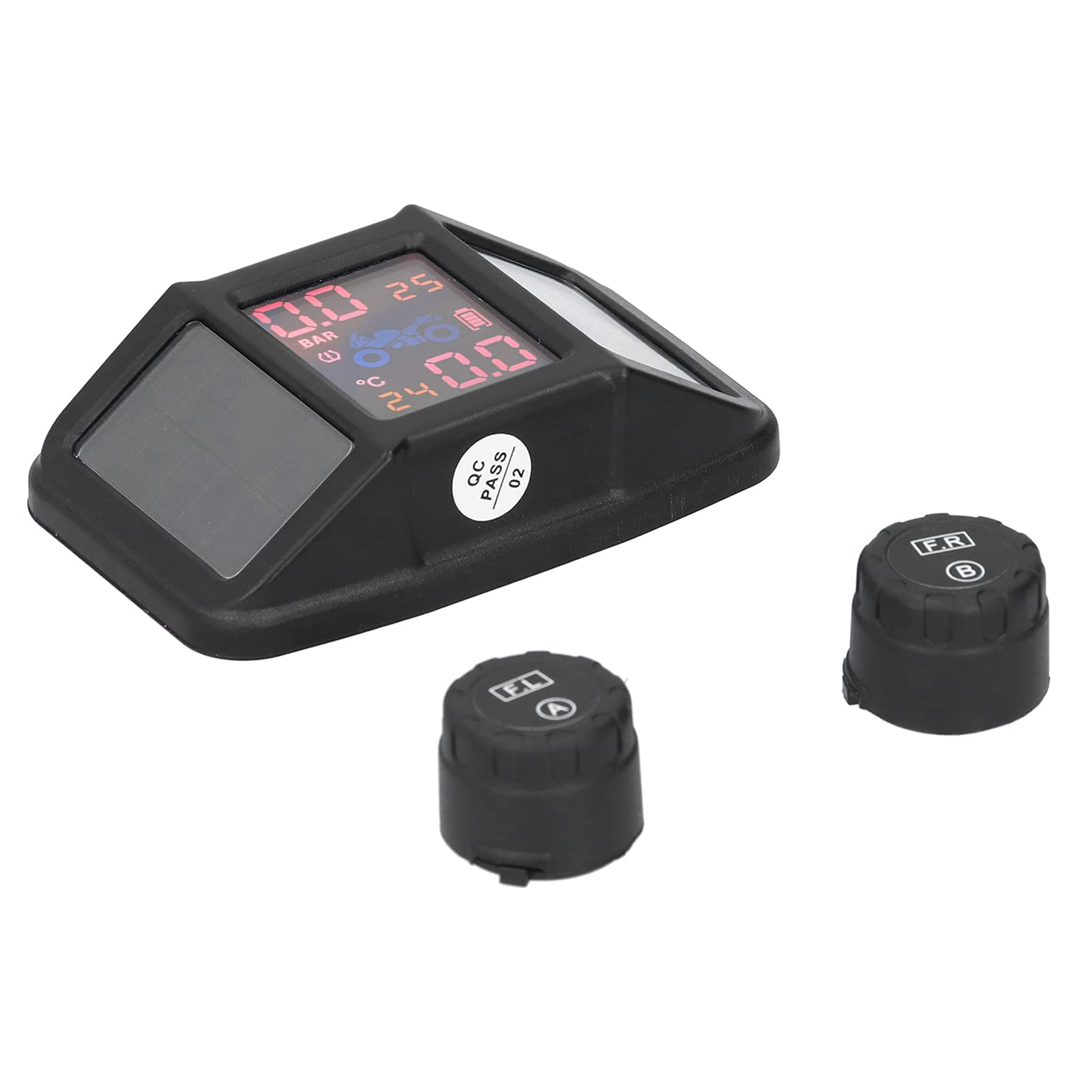 TPMS -Sensoren Zwei Möglichkeiten Zum Aufladen, USB -Kabel oder Solarenergie, Echtzeitanzeige Hochgenachter Reifendaten, Schnelles Laden, Langlebiger Strom, IP67 mit USB -Kabel 2