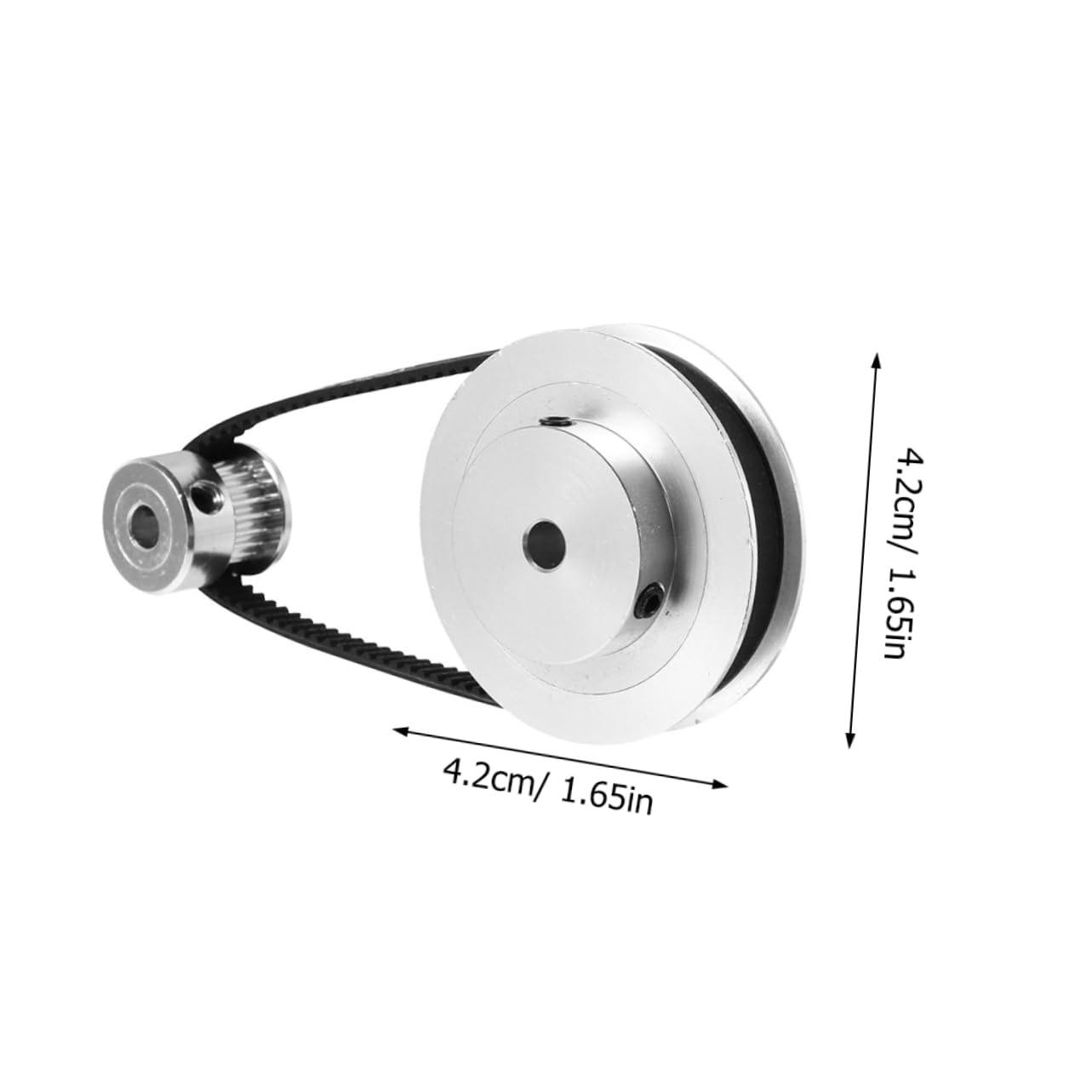 CIYODO 1 Set Drive Pulley Model Accessories Aluminum Synchronous Wheel Tough Built Tool Aluminum Timing Belt Pulley Synchronizing Wheel Printer Supplies Mechanic Belt Aluminum Alloy