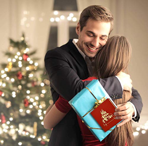 Divertente biglietto di Natale con taxi 3D pop up