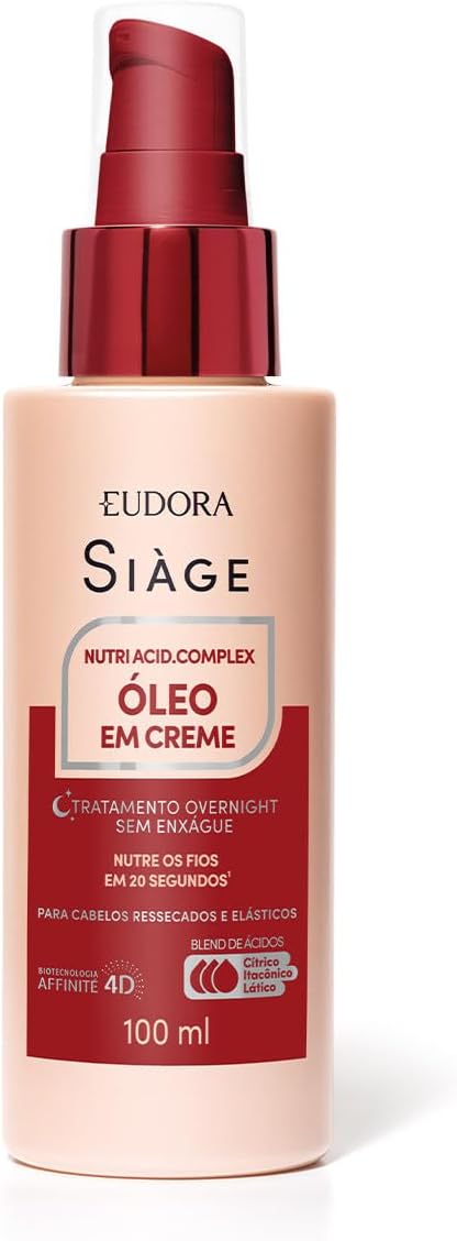 Eudora Siàge Nutri Acid.Complex Óleo em Creme 100ml Menor preço em Eudora Siàge Nutri Acid.Complex Óleo em Creme 100ml