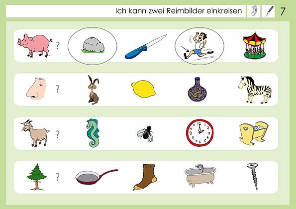 Selbstlernhefte für den Anfangs- und Förderunterricht: Set der 5 Hefte Anlaute, Nachfahren, Silben, Wörter und Sätze, Reime