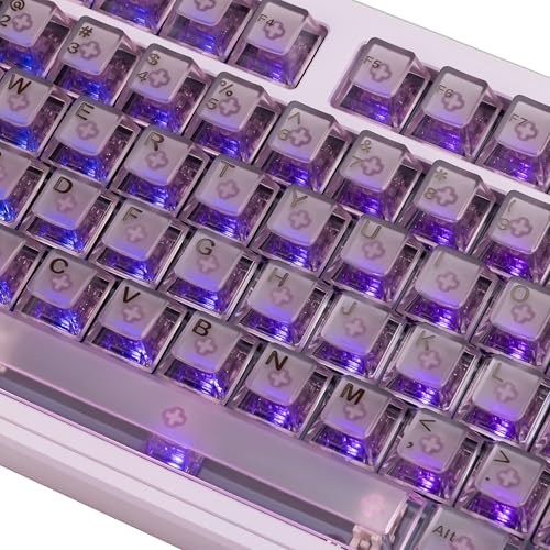 Image of PMOKEY Aurora 80 CNC Full Aluminum Wireless Mechanical Keyboard with VIA /QMK, 8000mah Battery, Tri-Mode Wireless Gaming Keyboard Custom Hot Swappable RGB Backlit for Windows /Mac /PC (Ultra Purple)