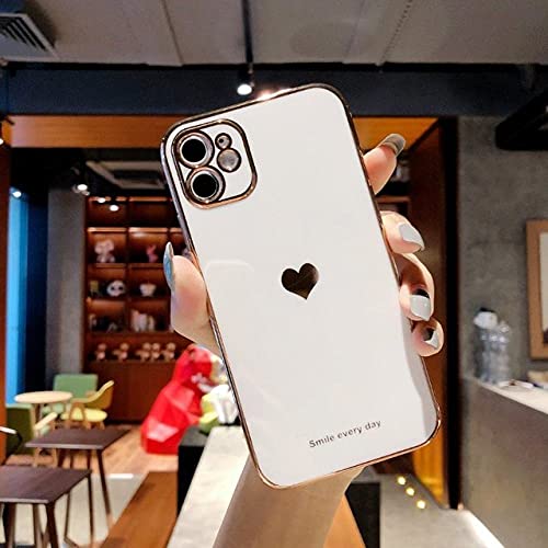 Coque cœur d'amour antichoc iPhone protectrice contre les chutes et rayures