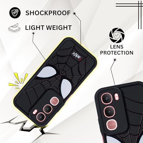 Image of DARKFIT Back Case Cover Compatible for Vivo Y31 5G | Silicone Case | Camera & Body Protection| Shock Proof | for Vivo Y31 5G | Color Black