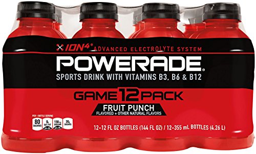 POWERADE Fruit Punch, 12 fl oz, 12 Pack